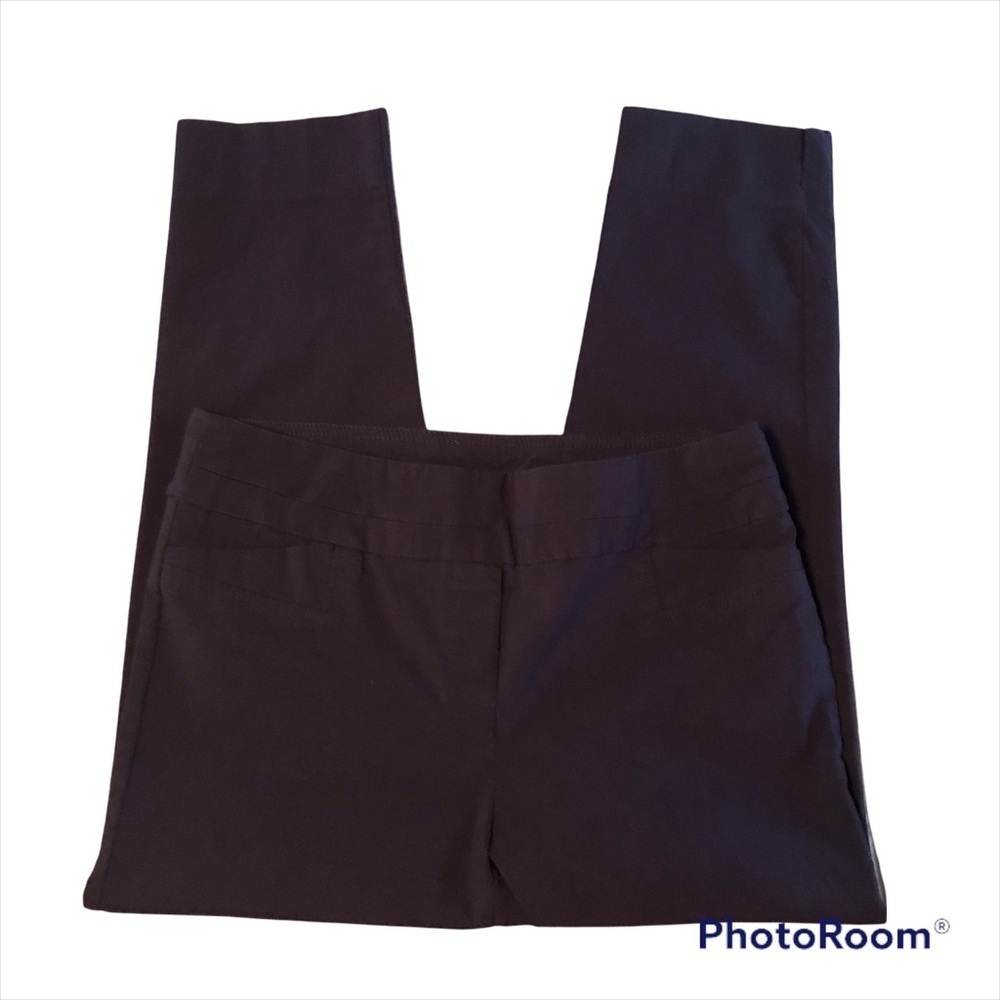 ZAC & RACHEL / Ladies Navy Blue Stretch Waist Petite Pants size 8P